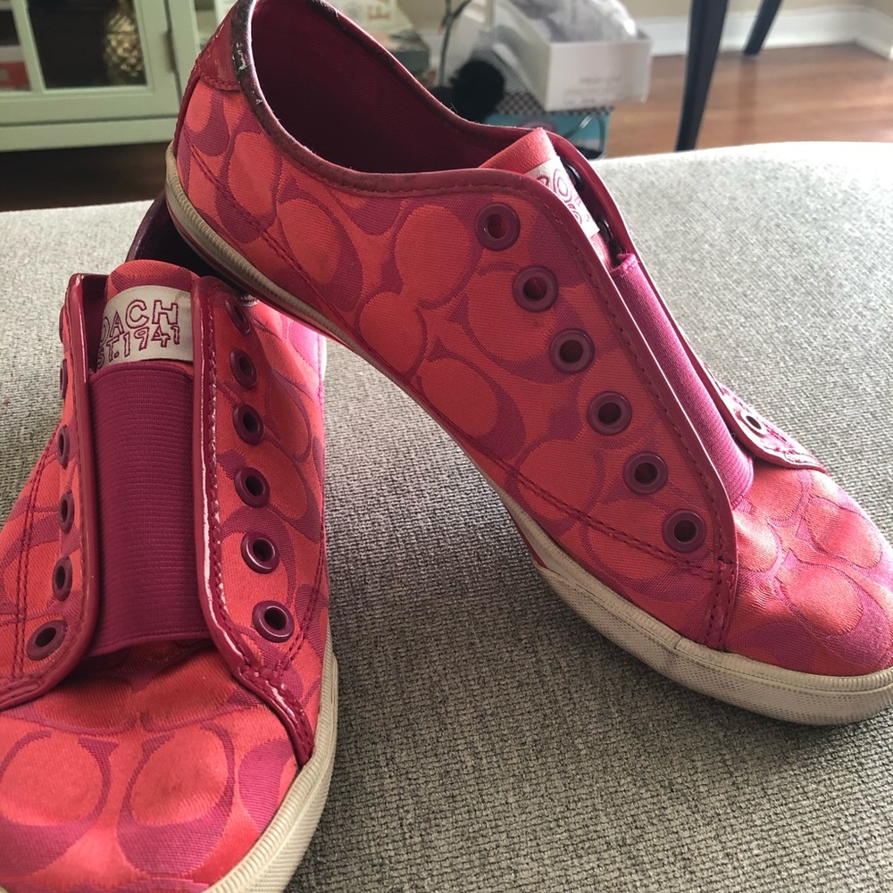 Pink coach Sneakers - Picture 2 of 4